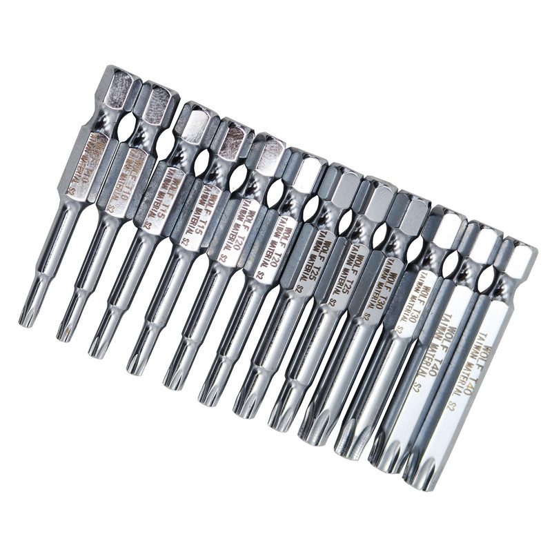 مجموعه 12 عددی سری پیچ گوشتی مغناطیسی ستاره ای مدل YPW-T1015202530