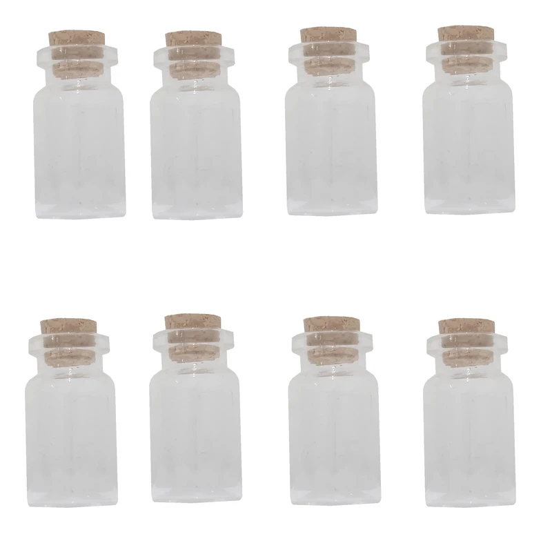 بطری دکوری مدل s1001 بسته 8 عددي