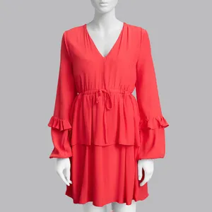 پیراهن یقه هفت زنانه مدل 856042464 طرح ترندیول