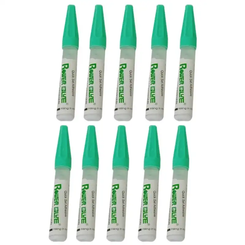 چسب قطره ای مدل پاورگلو وزن 2 گرم مجموعه 10 عددی