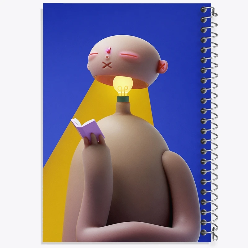 دفتر نقاشی 50 برگ خندالو طرح عشق کتاب کد F8