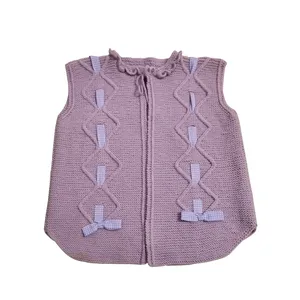 ژاکت دخترانه کد BB13997 رنگ بنفش