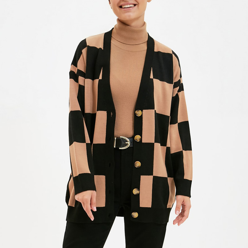 ژاکت زنانه مدل 132882263 طرح ترندیول