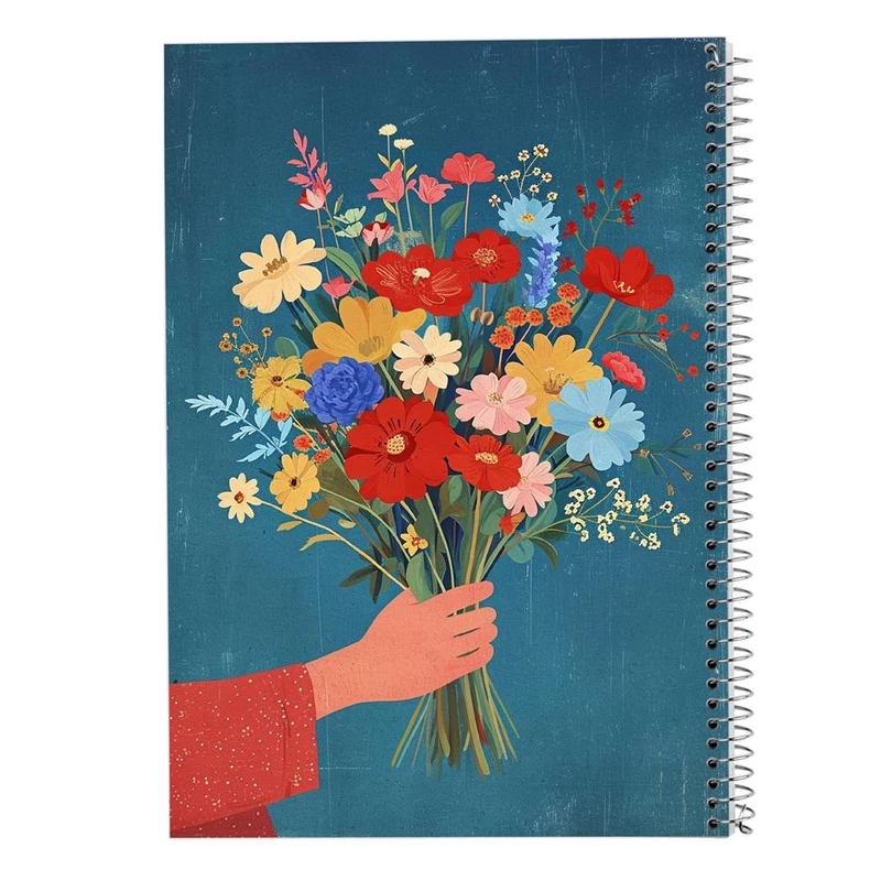 دفتر شطرنجی 50 برگ مدوپد طرح دخترانه کد DF15822