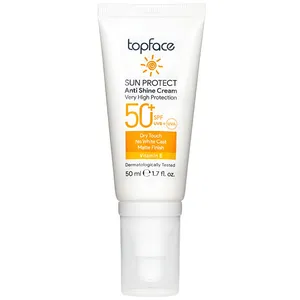 کرم ضد آفتاب تاپ فیس مدل ANTI SHINE مناسب برای انواع پوست حجم 50 میلی لیتر