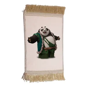 فرش ماشینی دیوارکوب مدل پاندا کونگ فو کار کد 97