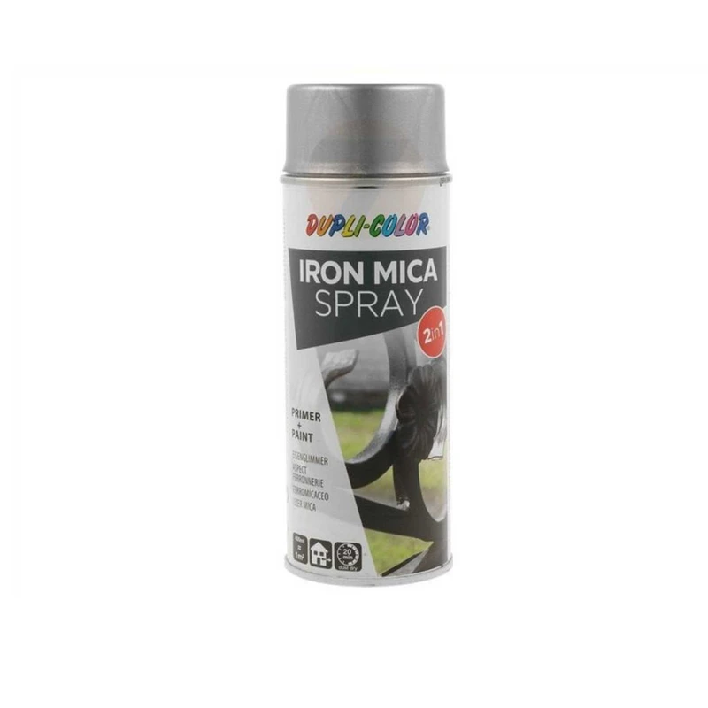 اسپری رنگ آهن نقره ای دوپلی کالر مدل iron Mica حجم 400 میلی لیتر