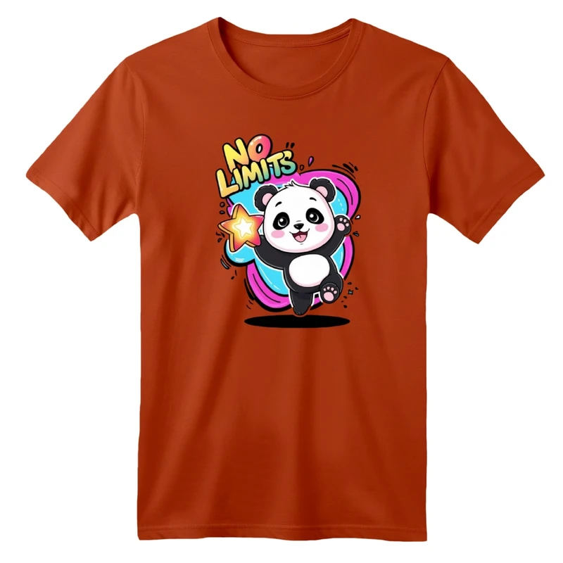 تی شرت آستین کوتاه بچگانه مدل پاندا خوشحال