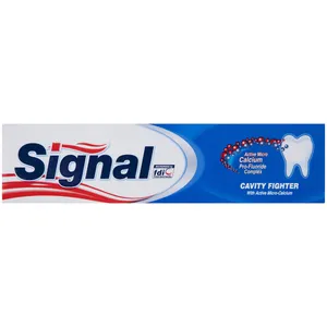 خمیر دندان سیگنال سری Cavity Fighter مدل Active Micro-Calcium حجم 100 میلی لیتر