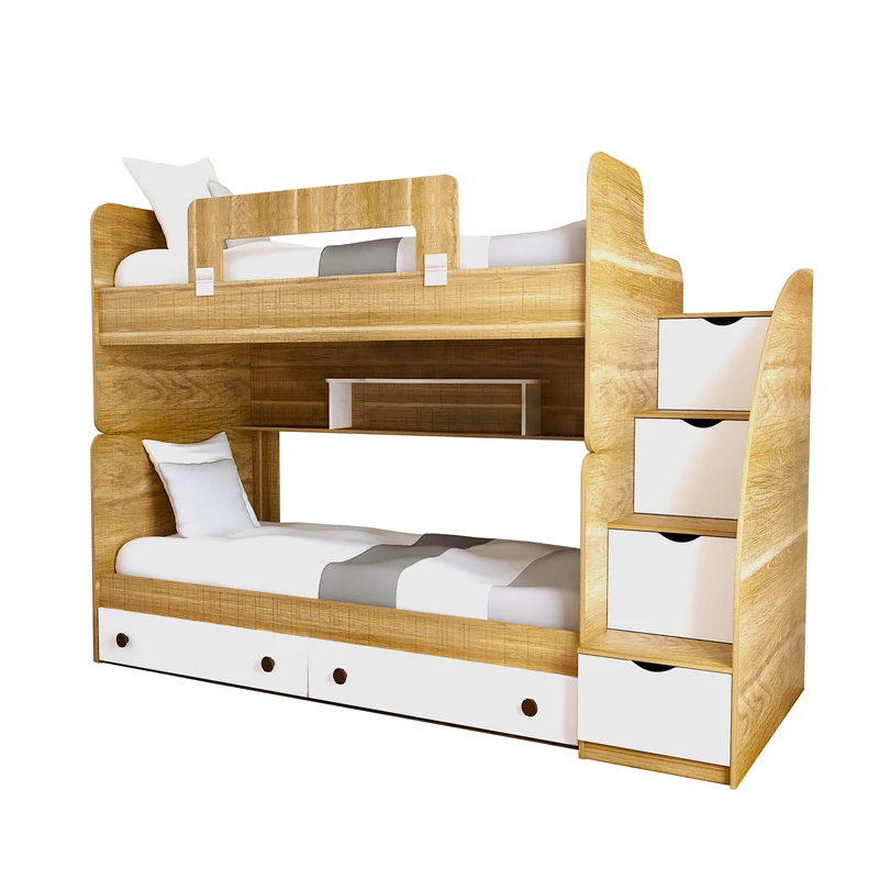 تخت خواب دو طبقه مدل آلفا سایز 90x200 سانتیمتر