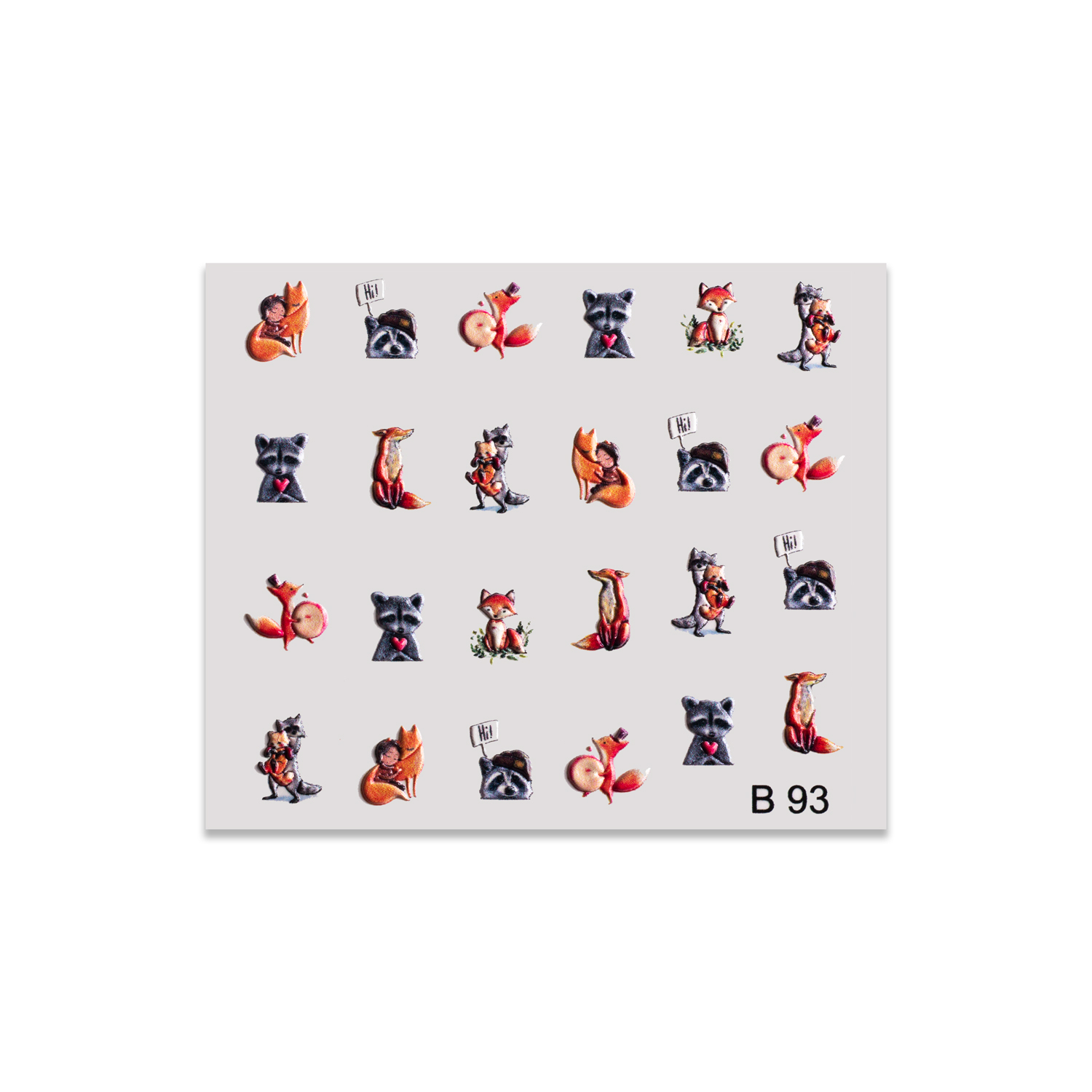 اسلایدر طراحی ناخن های لتو مدل B 93