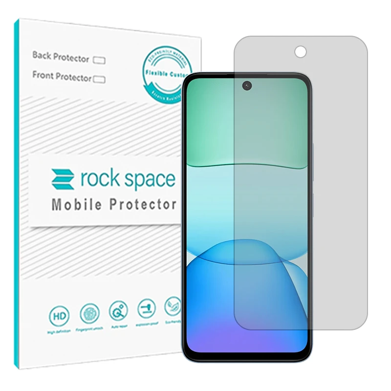 محافظ صفحه نمایش شفاف راک اسپیس مدل Resistant مناسب برای گوشی موبایل شیائومی Redmi 13x