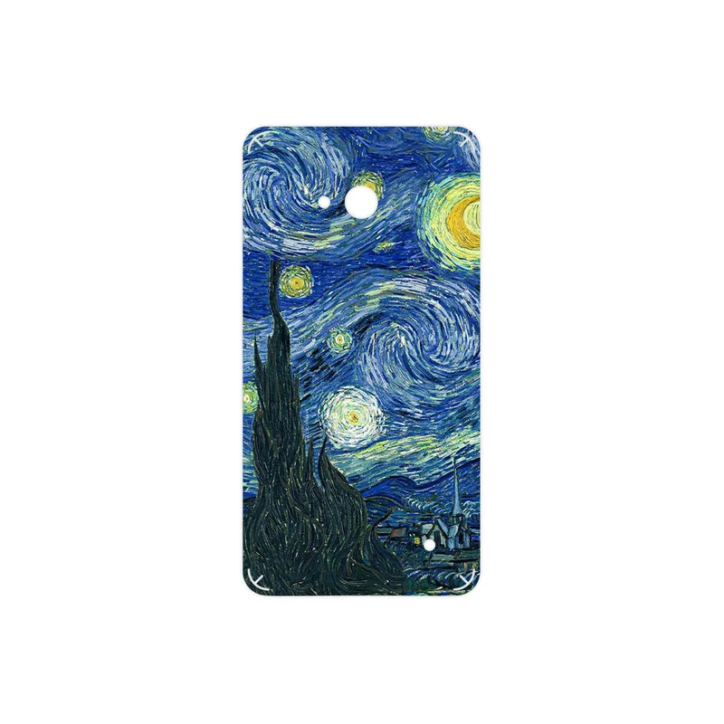 برچسب پوششی ماهوت مدل The Starry Night of van Gogh مناسب برای گوشی موبایل مایکروسافت Lumia 640