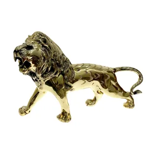 مجسمه برنجی مدل شیر