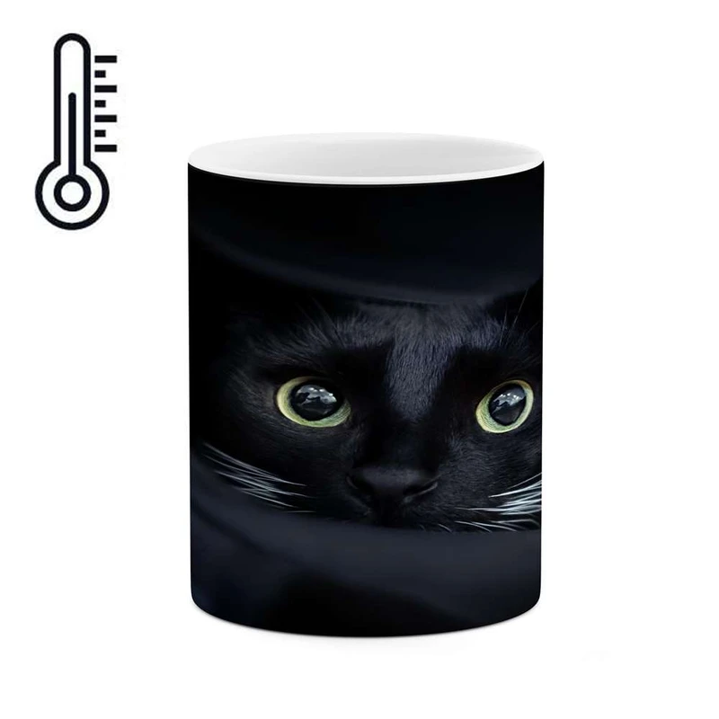 ماگ حرارتی کاکتی مدل گربه کد mgh16371