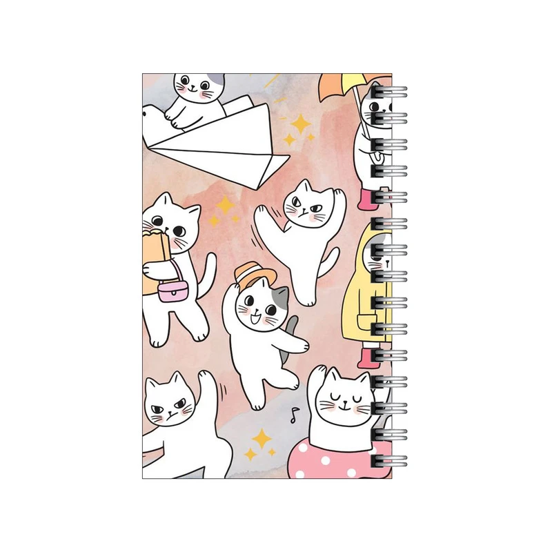 دفترچه یادداشت مدل to do list طرح لایف استایل گربه ای کد 8877447
