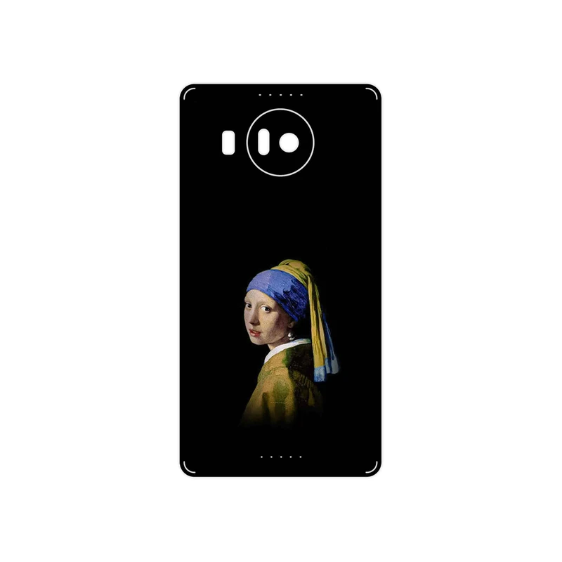 برچسب پوششی ماهوت مدل Girl with a Pearl Earring of Vermeer مناسب برای گوشی موبایل مایکروسافت Lumia 950 XL