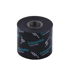 ریبون پرینتر لیبل زن اینکانتو مدل wax resin 55mm x 300m