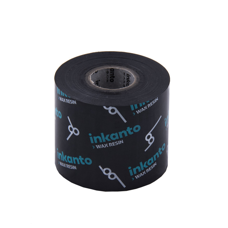 ریبون پرینتر لیبل زن اینکانتو مدل wax resin 55mm x 300m