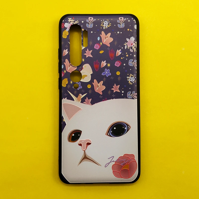 کاور مدل گربه کد 03 مناسب برای گوشی موبایل شیائومی Mi Note 10 / Mi Note 10 Pro