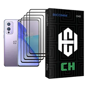 Ricomm CH Glass MIX004 Screen Protector For OnePlus 9 Pack Of 4