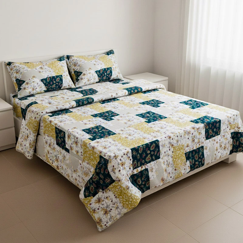 سرویس روتختی آدنو مدل چهل تکه کد CH110 دونفره 4 تکه