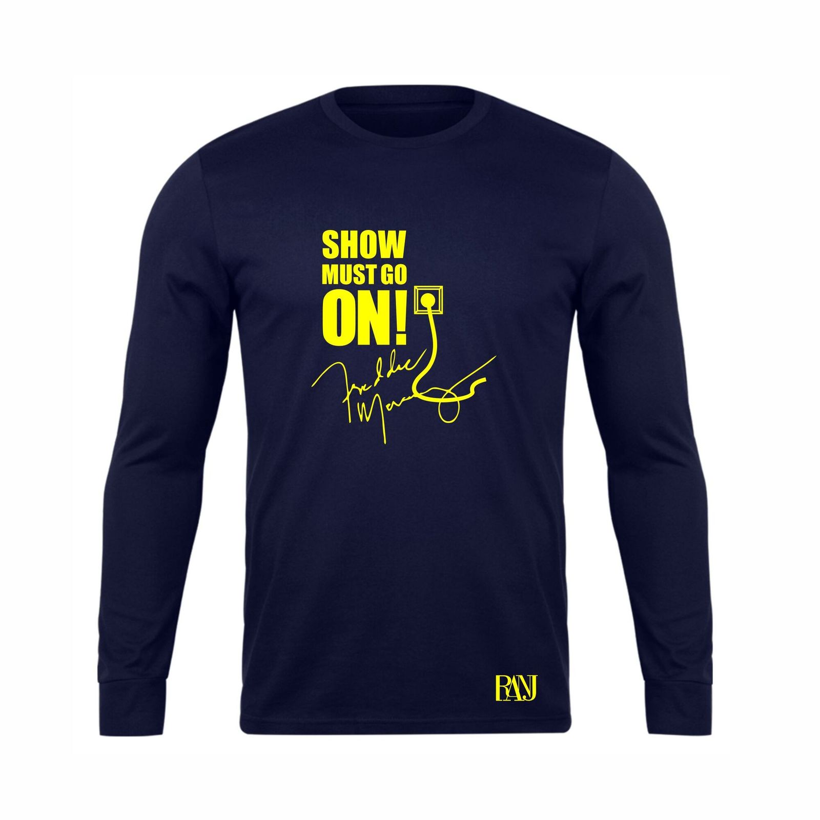 تی شرت آستین بلند مردانه رانژ مدل 23RA01D01M-3142-01 رنگ سرمه ای -  - 2