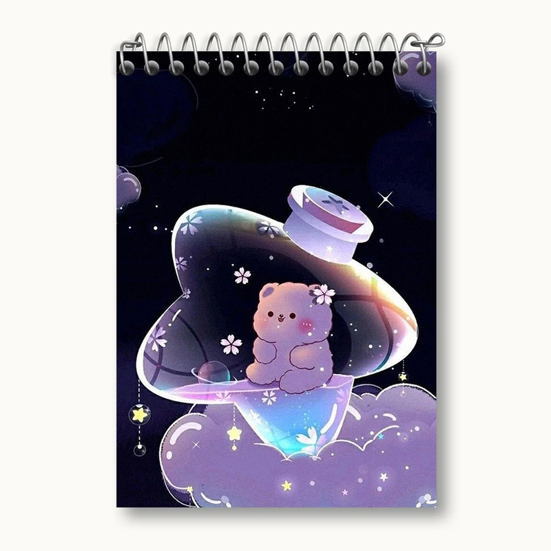 دفتر یادداشت 50 برگ خندالو طرح خرس کیوت و بامزه کد N1735