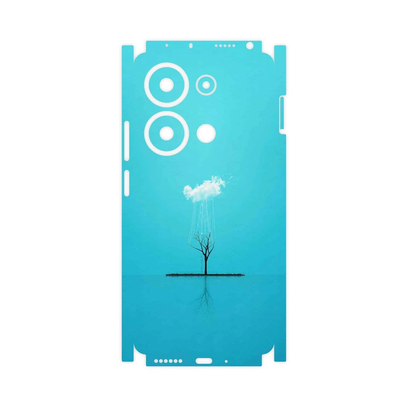 برچسب پوششی ماهوت مدل Minimal Tree-FullSkin مناسب برای گوشی موبایل شیائومی Poco M6 Pro 4G