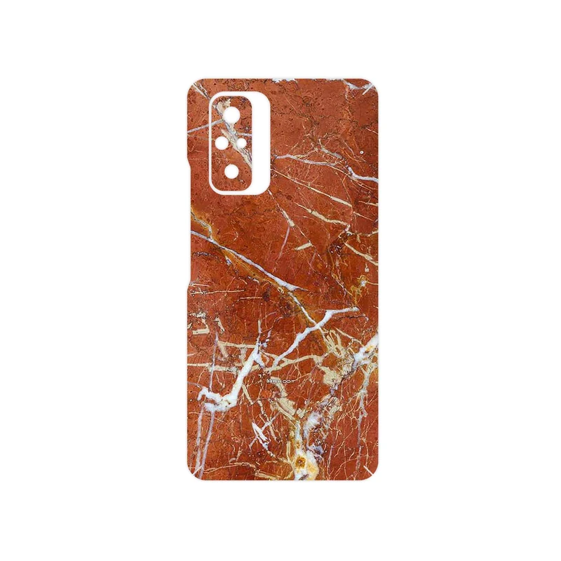 برچسب پوششی ماهوت مدل Red Marble مناسب برای گوشی موبایل شیائومی Redmi Note 10 Pro