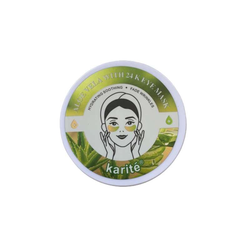 ماسک دور چشم  کاریته مدل آلوئه ورا وزن 50 گرم بسته 60 عددی