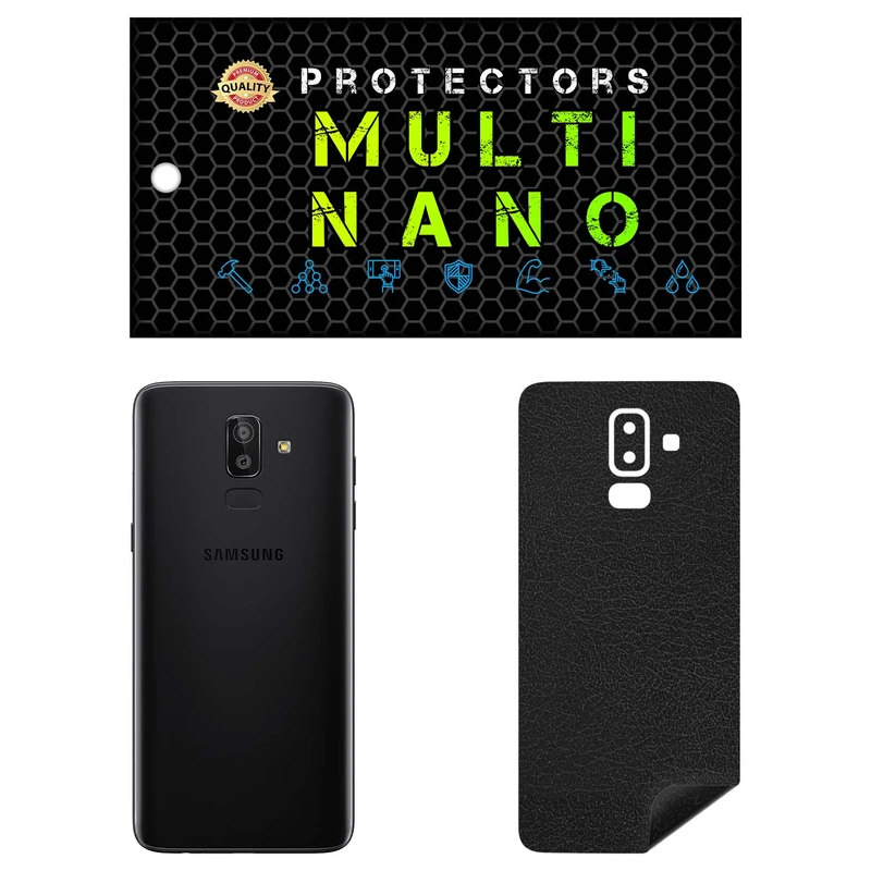 برچسب پوششی مولتی نانو طرح چرم مدل X-F1L مناسب برای گوشی موبایل سامسونگ Galaxy J8 (64 GB)