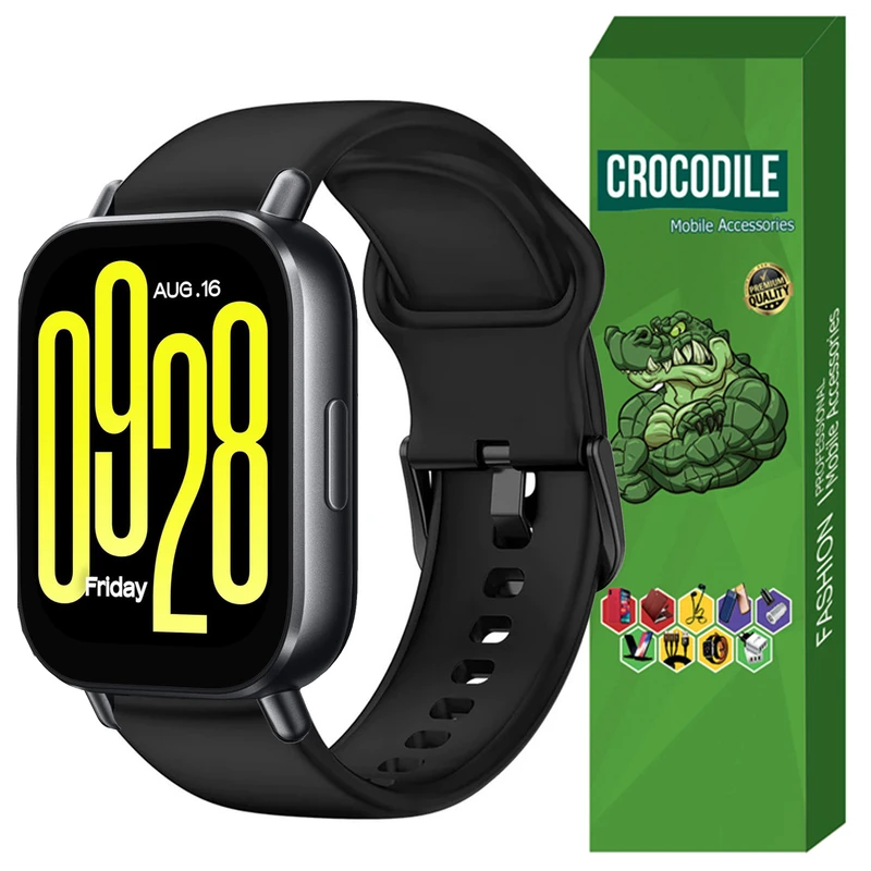 بند کروکودیل مدل Silicone - SQ مناسب برای ساعت هوشمند شیائومی Redmi Watch 5 Active 22MM