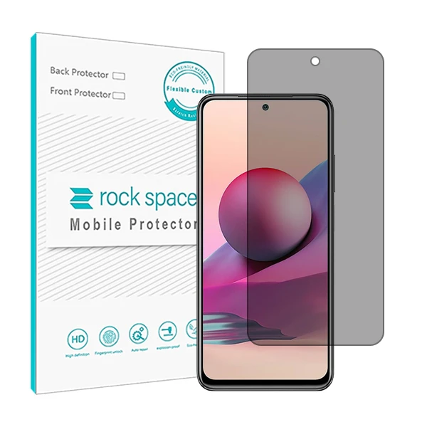 محافظ صفحه نمایش حریم شخصی راک اسپیس مدل HyPRV مناسب برای گوشی موبایل شیائومی Redmi Note 11 SE (India)