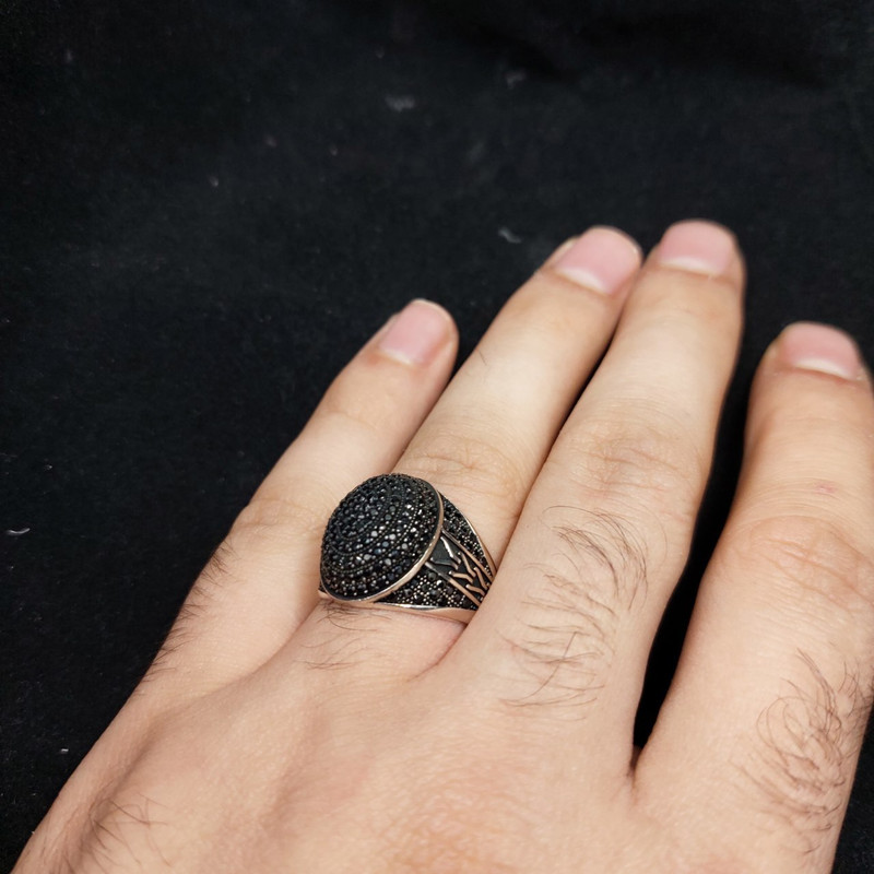 انگشتر نقره مردانه جی تی ای مدل مارگازیت