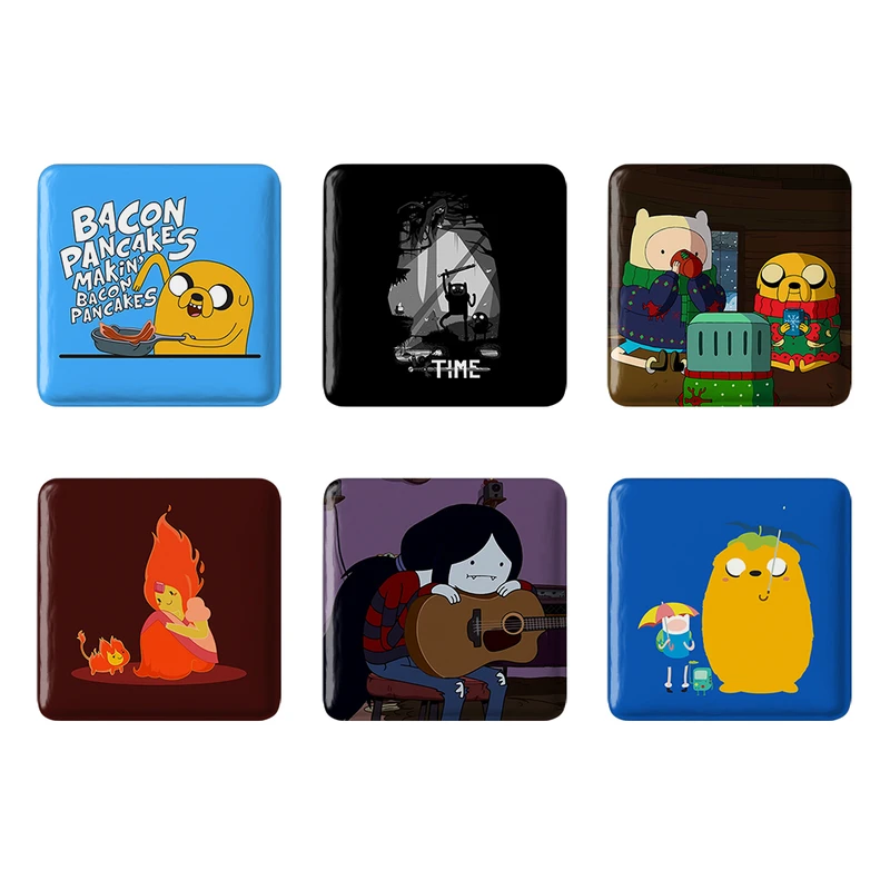 مگنت خندالو طرح انیمیشن وقت ماجراجویی Adventure Time کد 1238B مجموعه 6 عددی