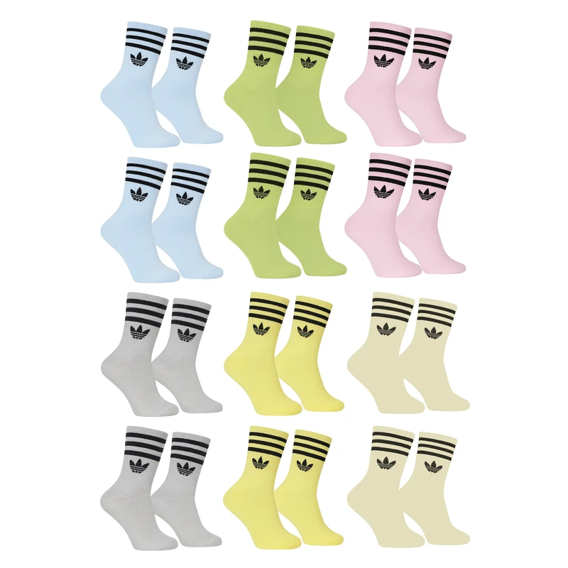 جوراب ساق کوتاه زنانه مدل NK0P  بسته 12 عددی