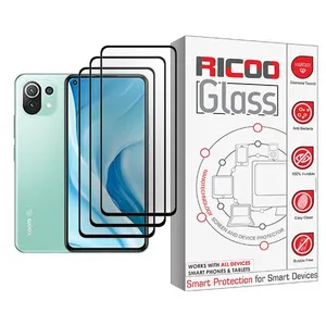 Ricoo Ricoo Glass MIX003 Screen Protector For Xiaomi Mi 11 Lite 5G Pack Of 3
