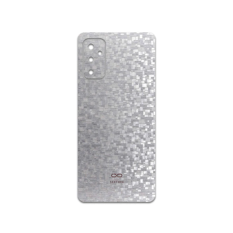 برچسب پوششی ماهوت مدل Silver-Silicon مناسب برای گوشی موبایل سامسونگ Galaxy M52 5G