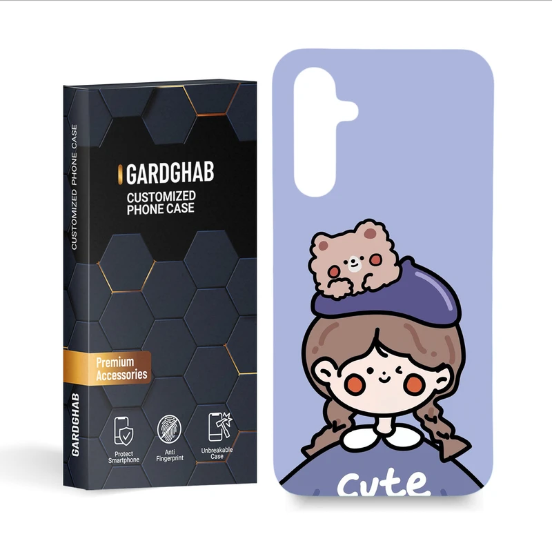  کاور گارد قاب مدل دخترانه مناسب برای گوشی موبایل سامسونگ galaxy a54 5g