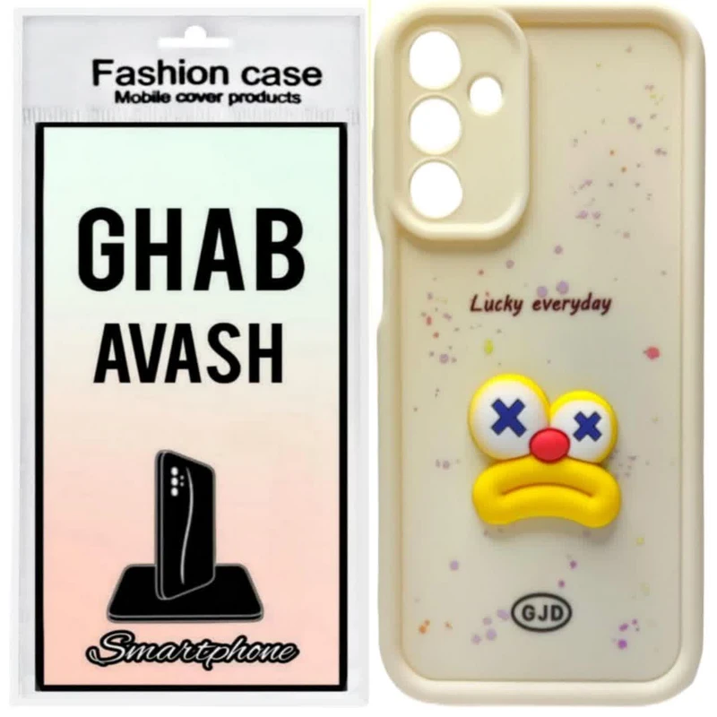 کاور قاب پلاس طرح سولید فانتزی مدل عروسکی 003 مناسب برای گوشی موبایل سامسونگ GALAXY A15