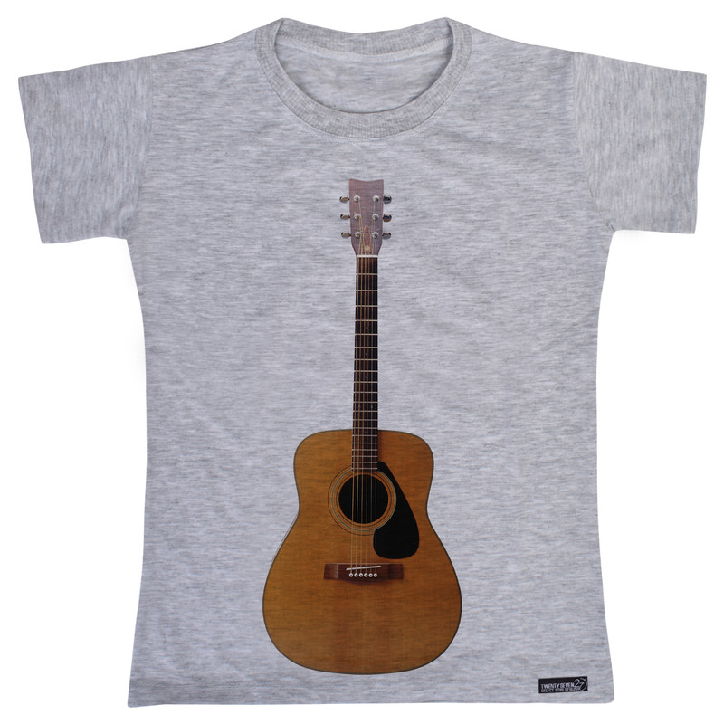 تی شرت آستین کوتاه دخترانه 27 مدل Guitar کد MH828