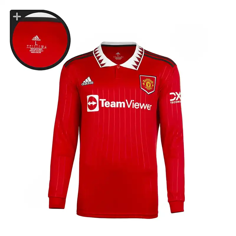 ست پیراهن و شورت ورزشی مردانه مدل فوتبال اول منچستر یونایتد NK-6992