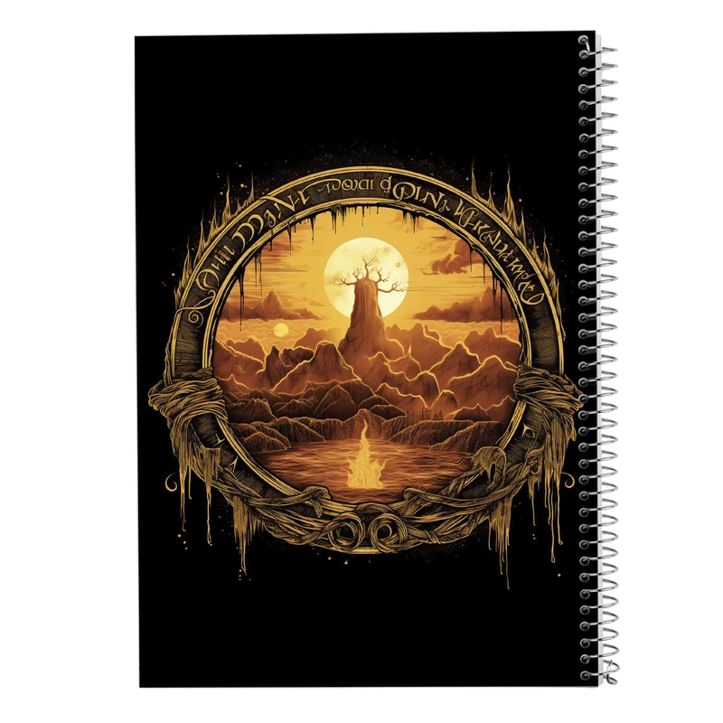 دفتر مشق 100 برگ مدوپد مدل ارباب حلقه ها The Lord of the Rings کد DF3048