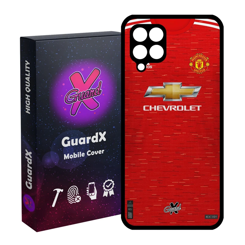 کاور گارد ایکس طرح Manchester United مدل Glass10248 مناسب برای گوشی موبایل سامسونگ Galaxy A12