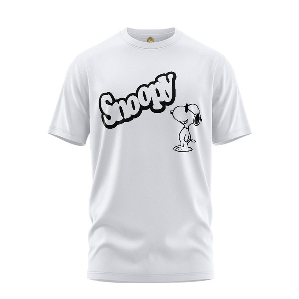 تی شرت آستین کوتاه زنانه هومرو مدل TW294 طرح اسنوپی