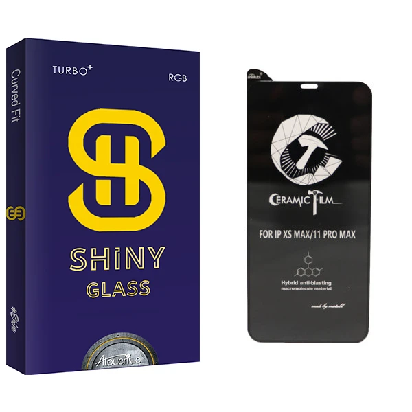 محافظ صفحه نمایش آتوچبو مدل Shiny Glass مناسب برای گوشی موبایل اپل IPhone 11 Pro Max