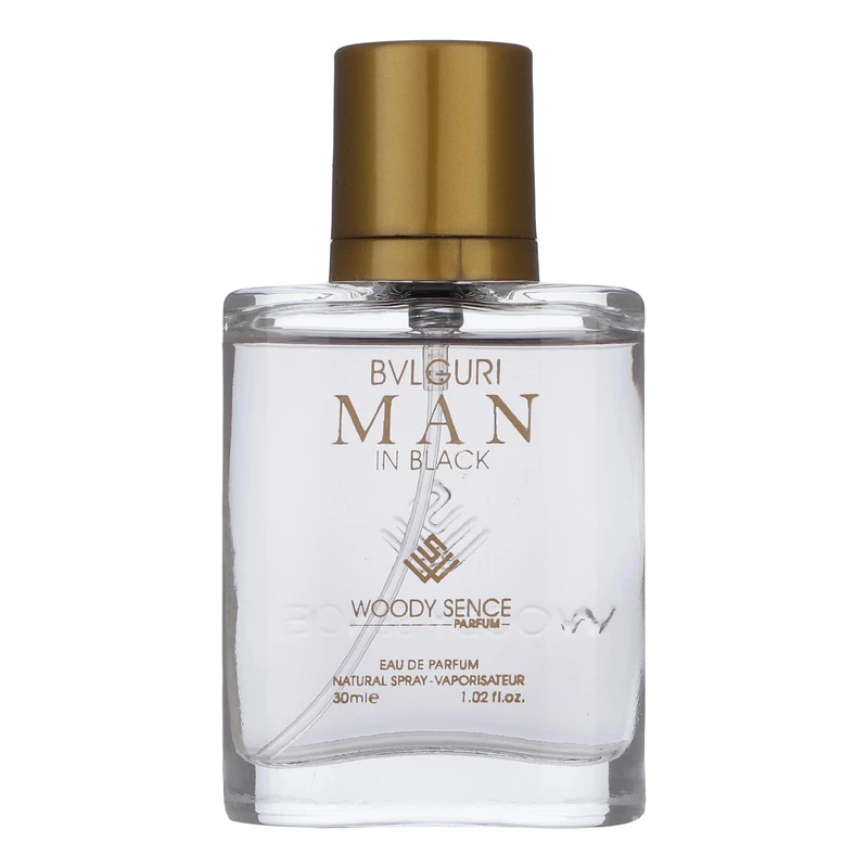 عطر جیبی مردانه وودی سنس مدل Man In Black حجم 30 میلی لیتر
