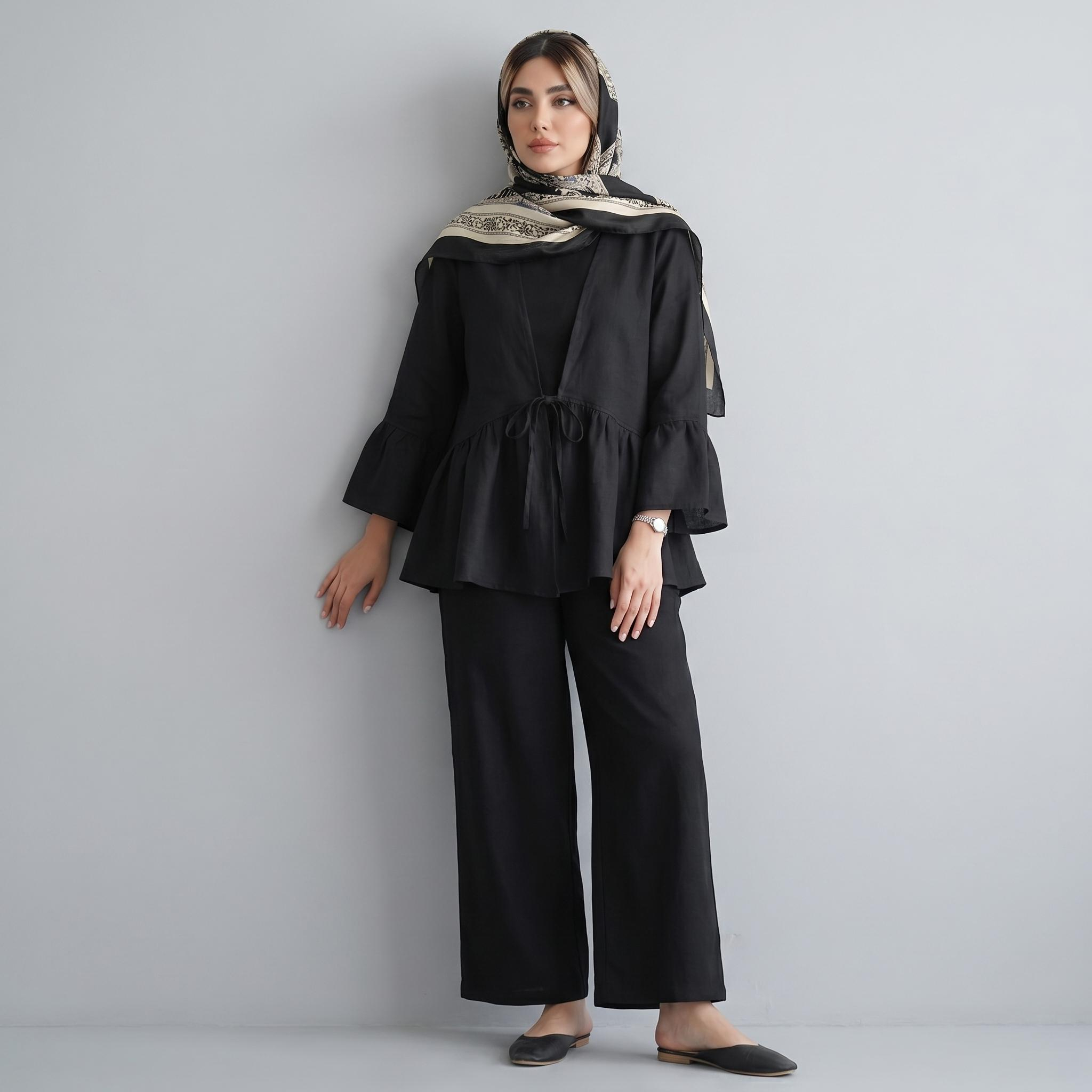 مانتو زنانه مدل رزا بندی