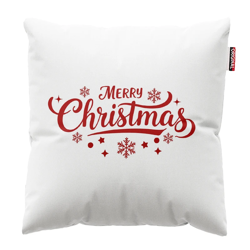 کوسن پاد آفرین مدل کریسمس مبارک کد PK402688 سایز 40*40 سانتی متر 